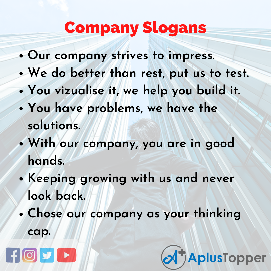 What Are Company Slogans Imagesee