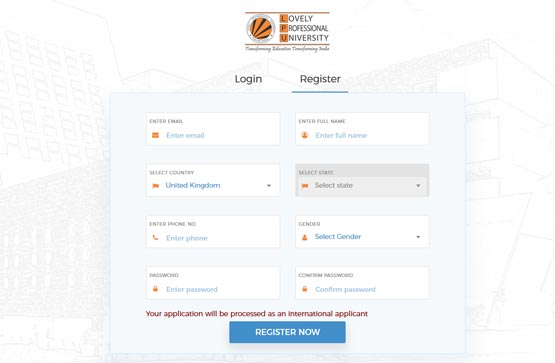 Lovely Professional University Distance Education login