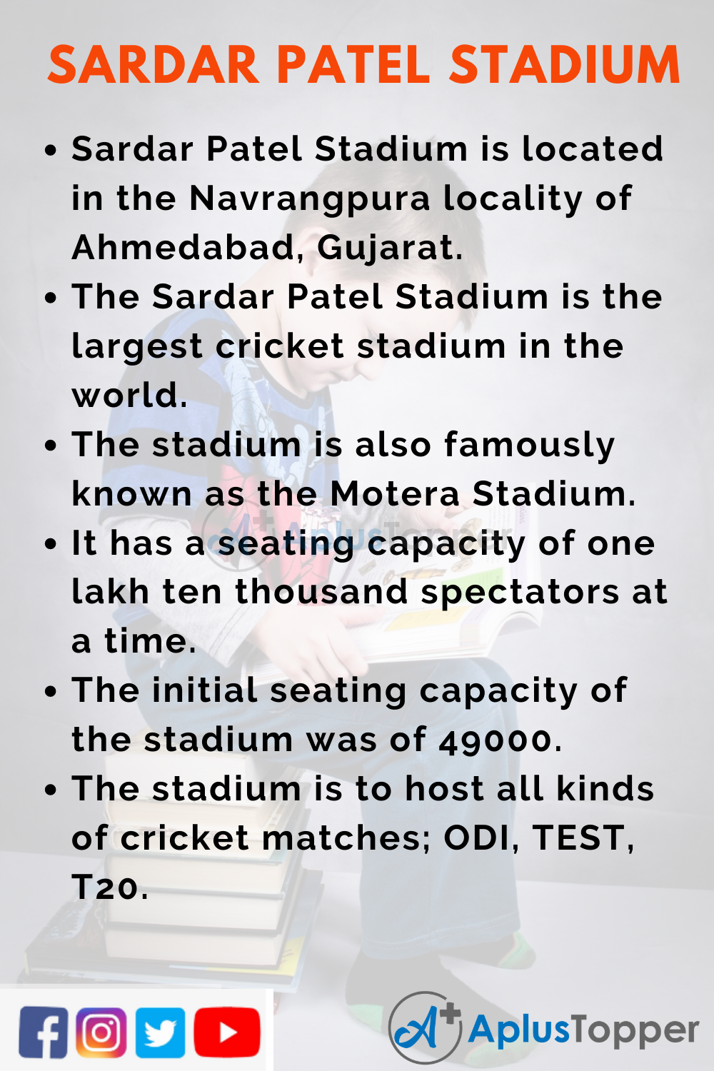 10 Lines About Sardar Patel Stadium