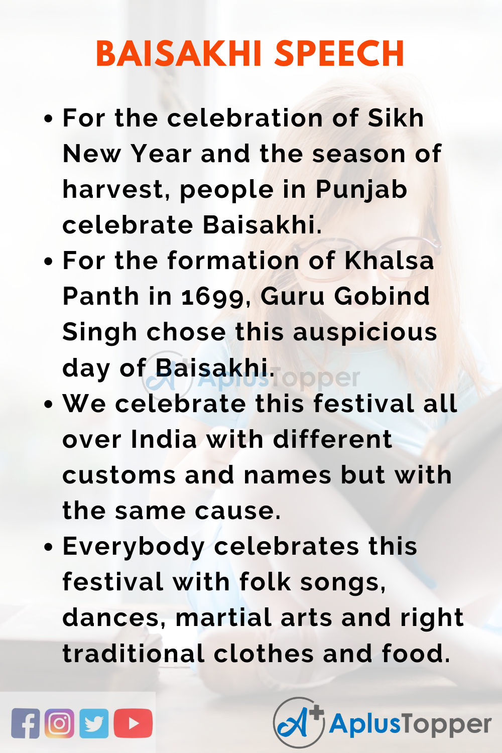 10 Lines On Baisakhi Speech In English