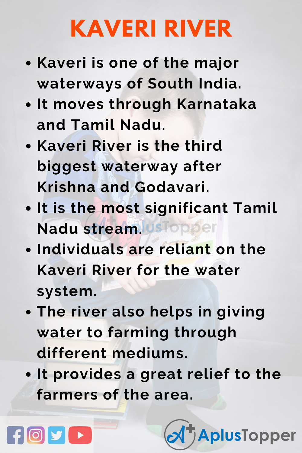 10 Lines On Kaveri River for Kids