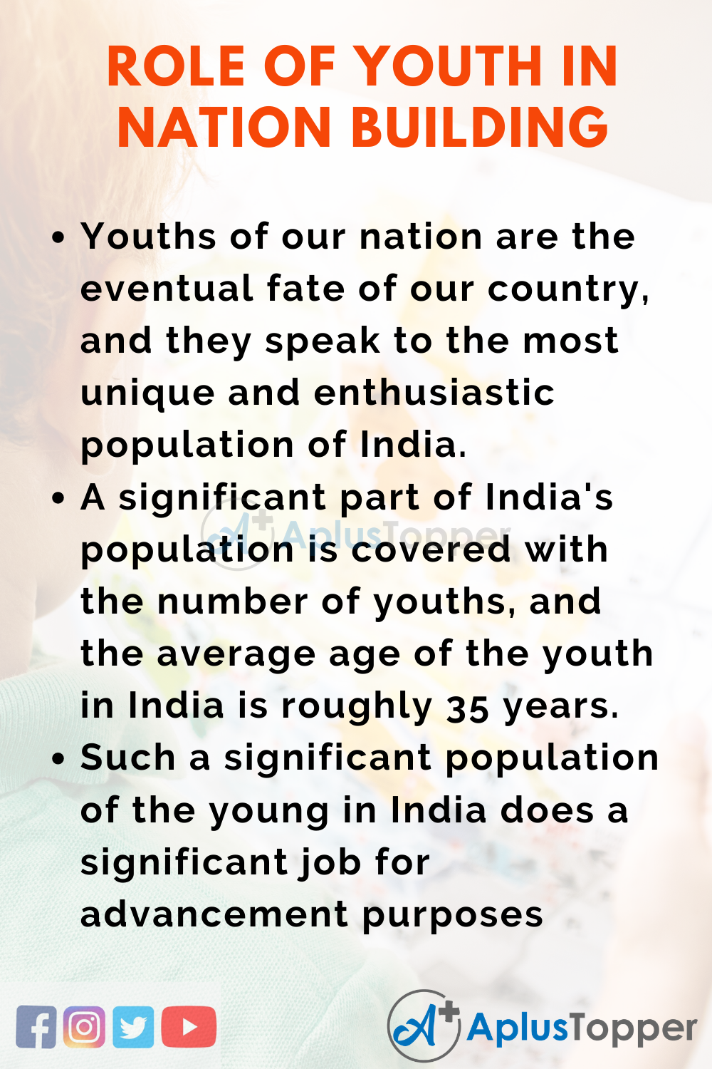 10 Lines On Role Of Youth In Nation Building for Higher Class Students