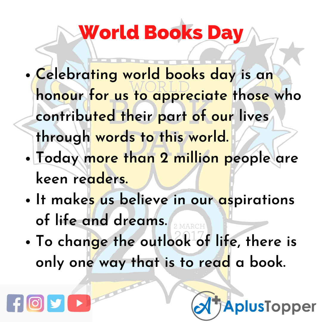 10 Lines about World Books Day