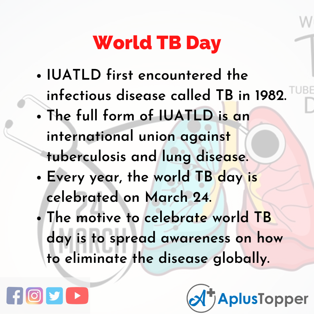 10 Lines about World TB Day