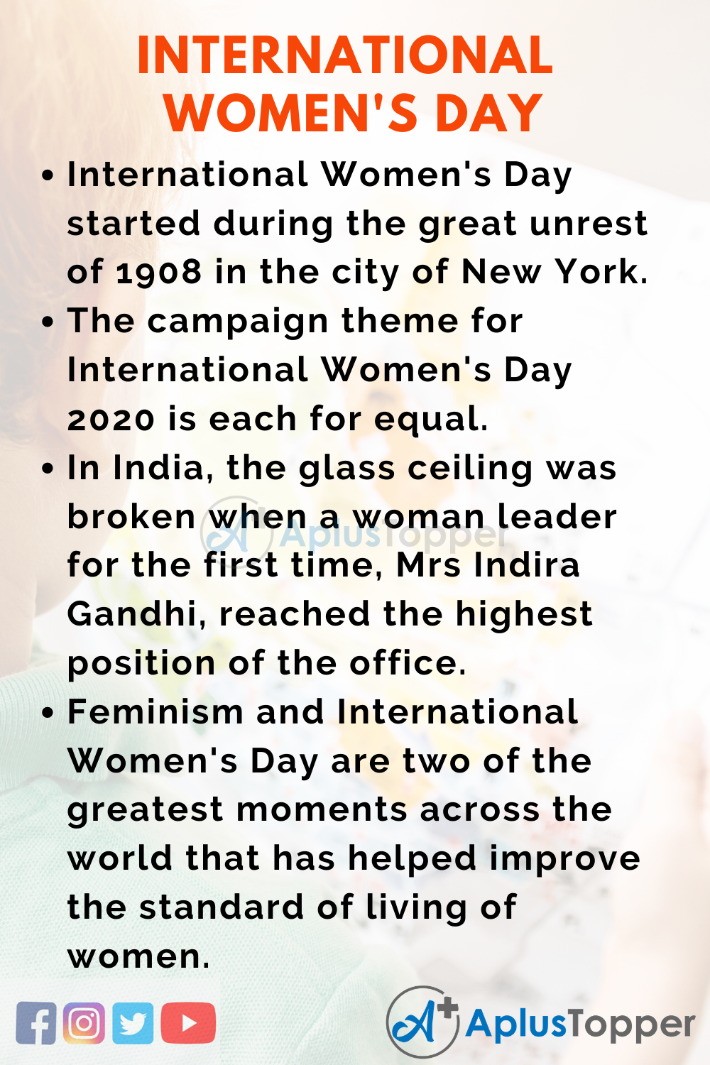 10 Lines for International Women's Day