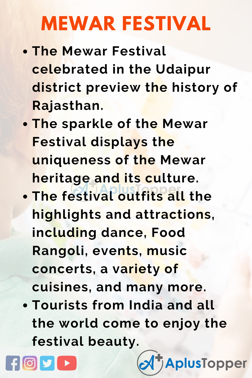 10 Lines for Mewar Festival