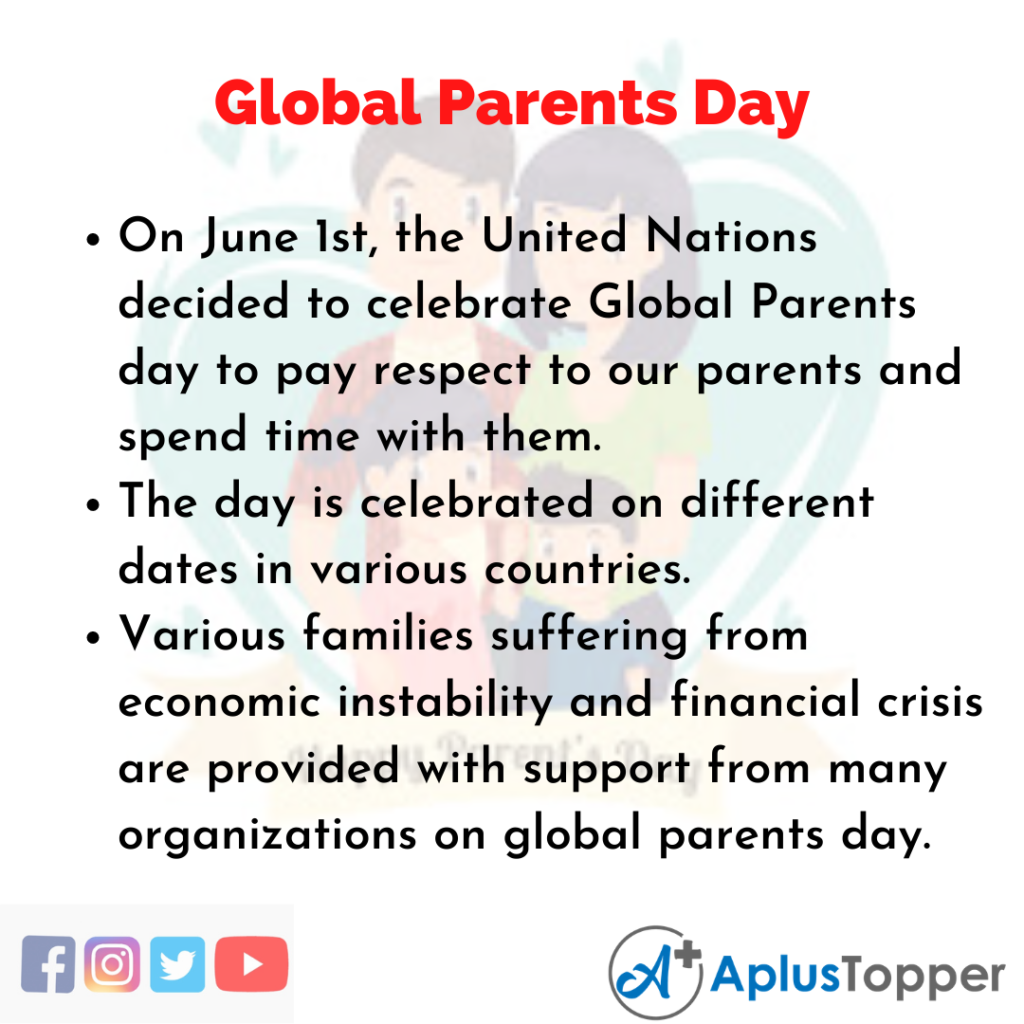 10 Lines of Global Parents Day