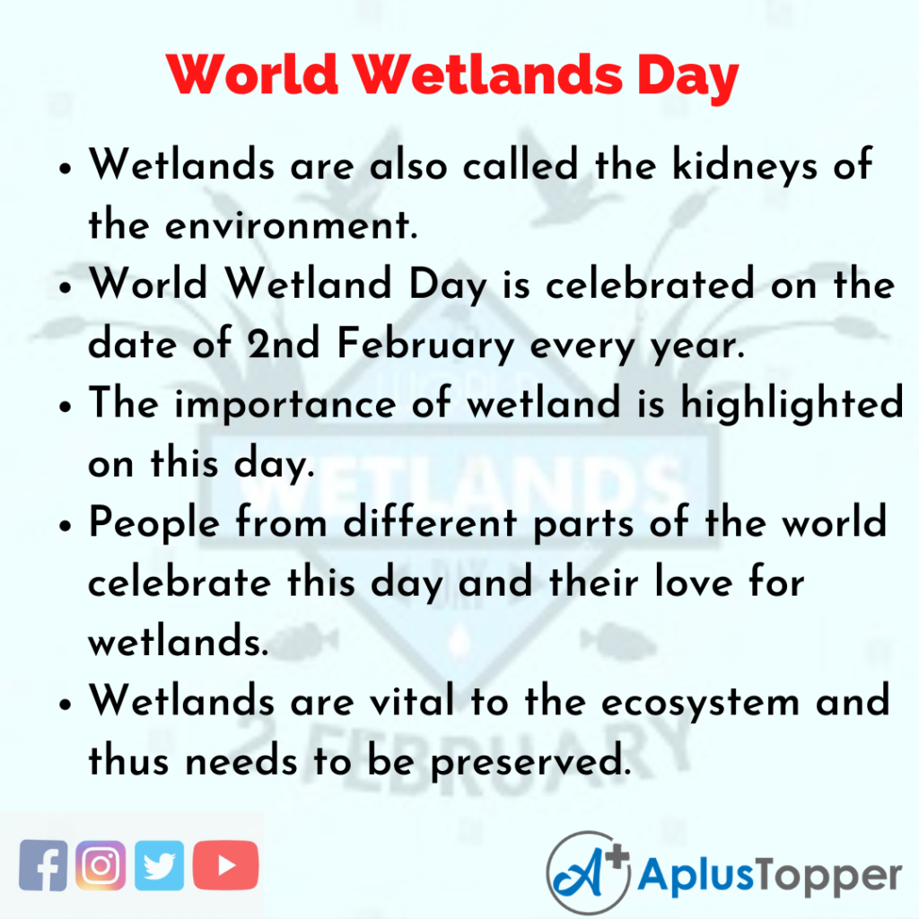 10 Lines of World Wetlands Day