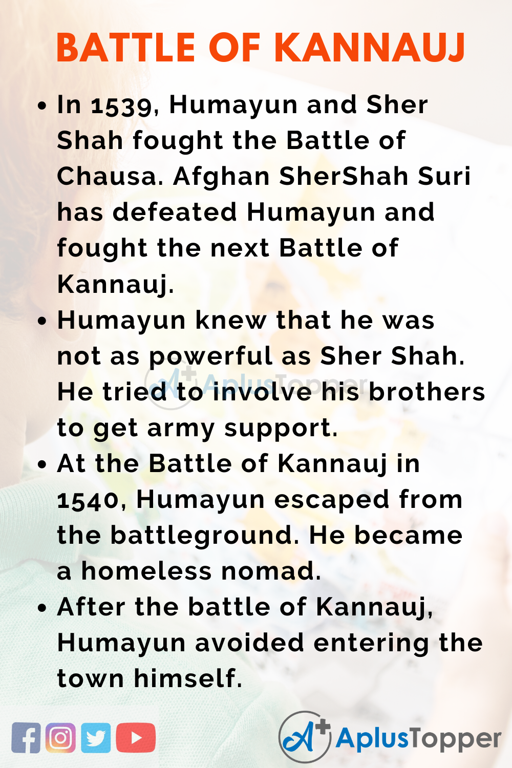 10 Lines on Battle of Kannauj for Higher Class Students