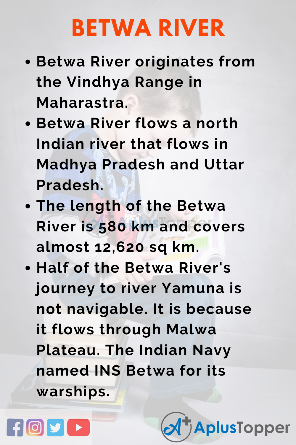 10 Lines on Betwa River for Kids