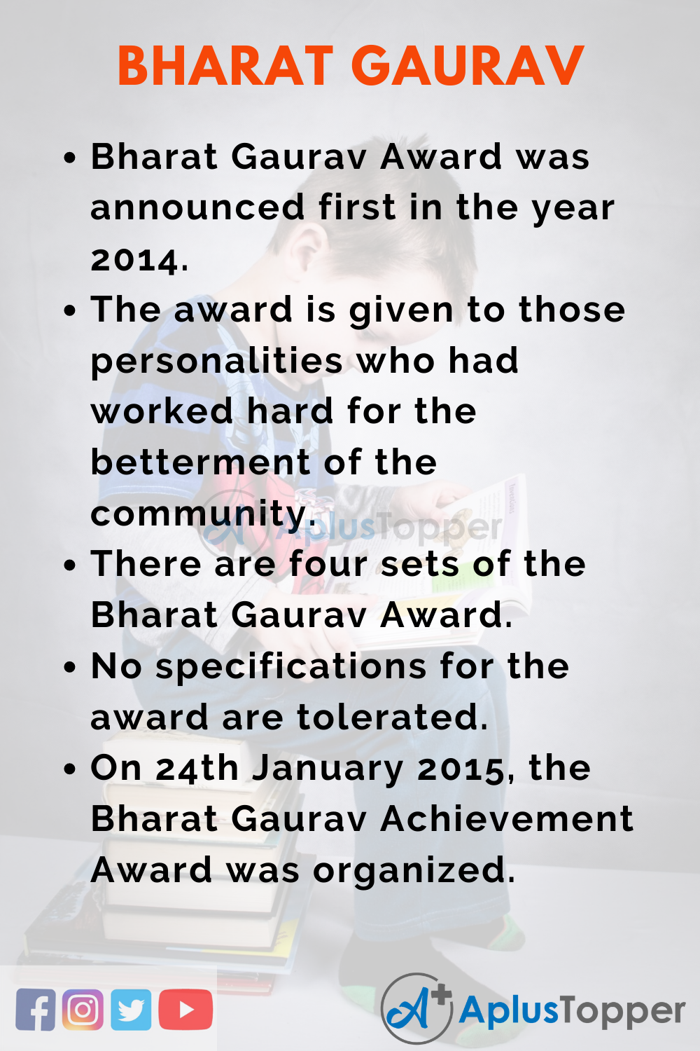 10 Lines on Bharat Gaurav Award for Kids