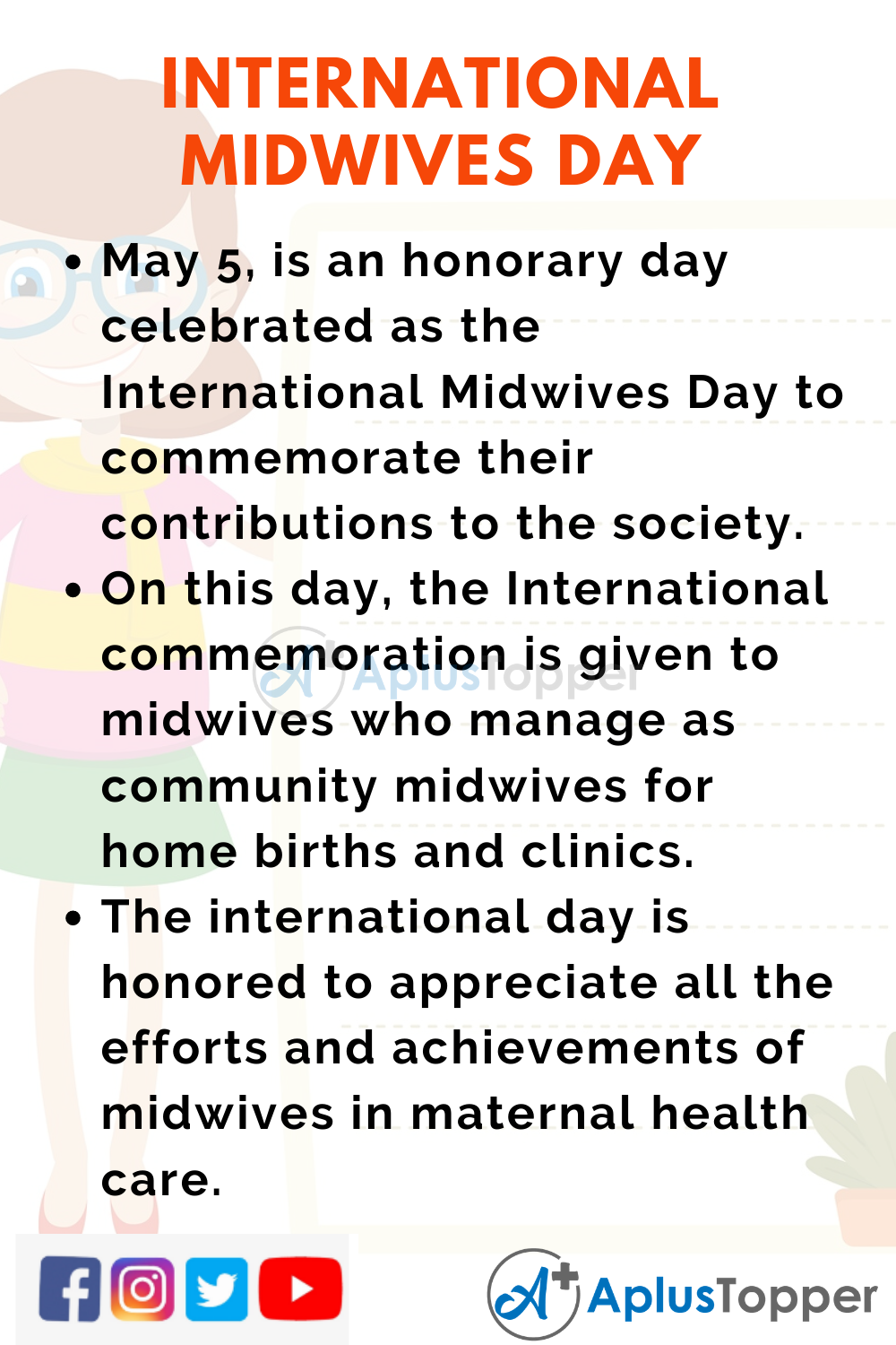 10 Lines on International Midwives Day for Higher Class Students