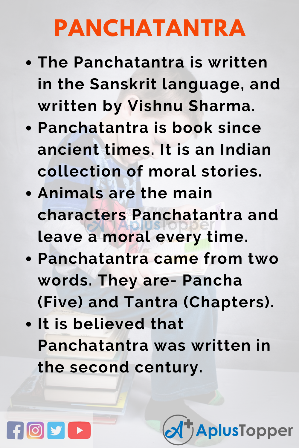 10 Lines on Panchatantra for Kids