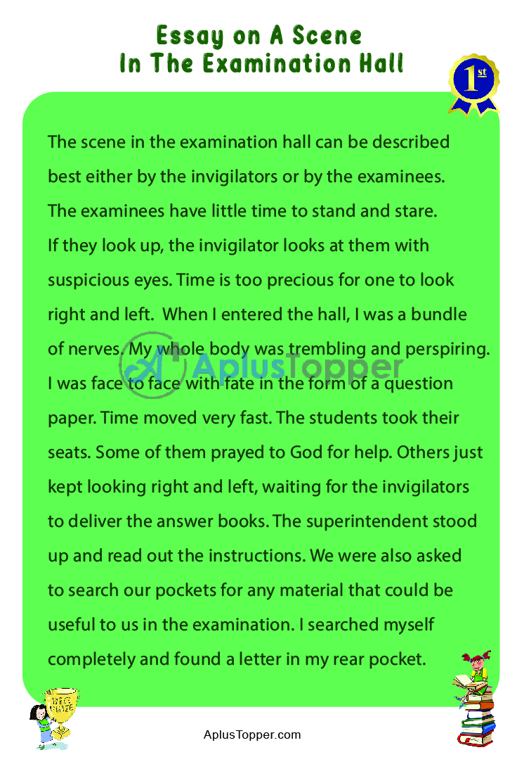 A Scene In The Examination Hall Essay