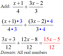 Adding and Subtracting Fractions 7