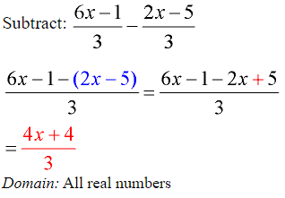 Adding and Subtracting Fractions 8