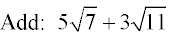 Addition and Subtraction of Radicals 3