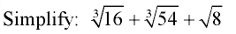 Addition and Subtraction of Radicals 8