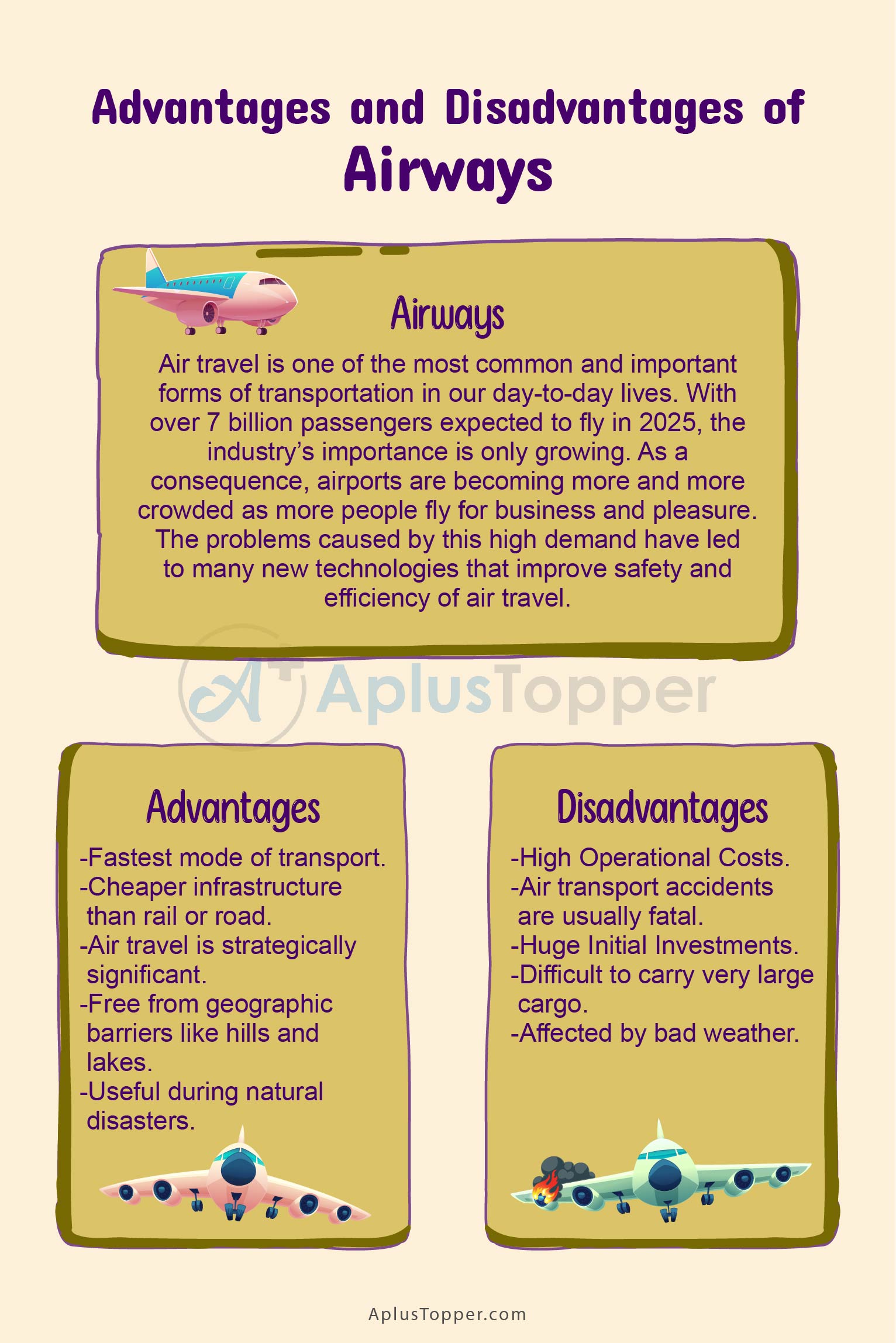 Advantages And Disadvantages Of Airways