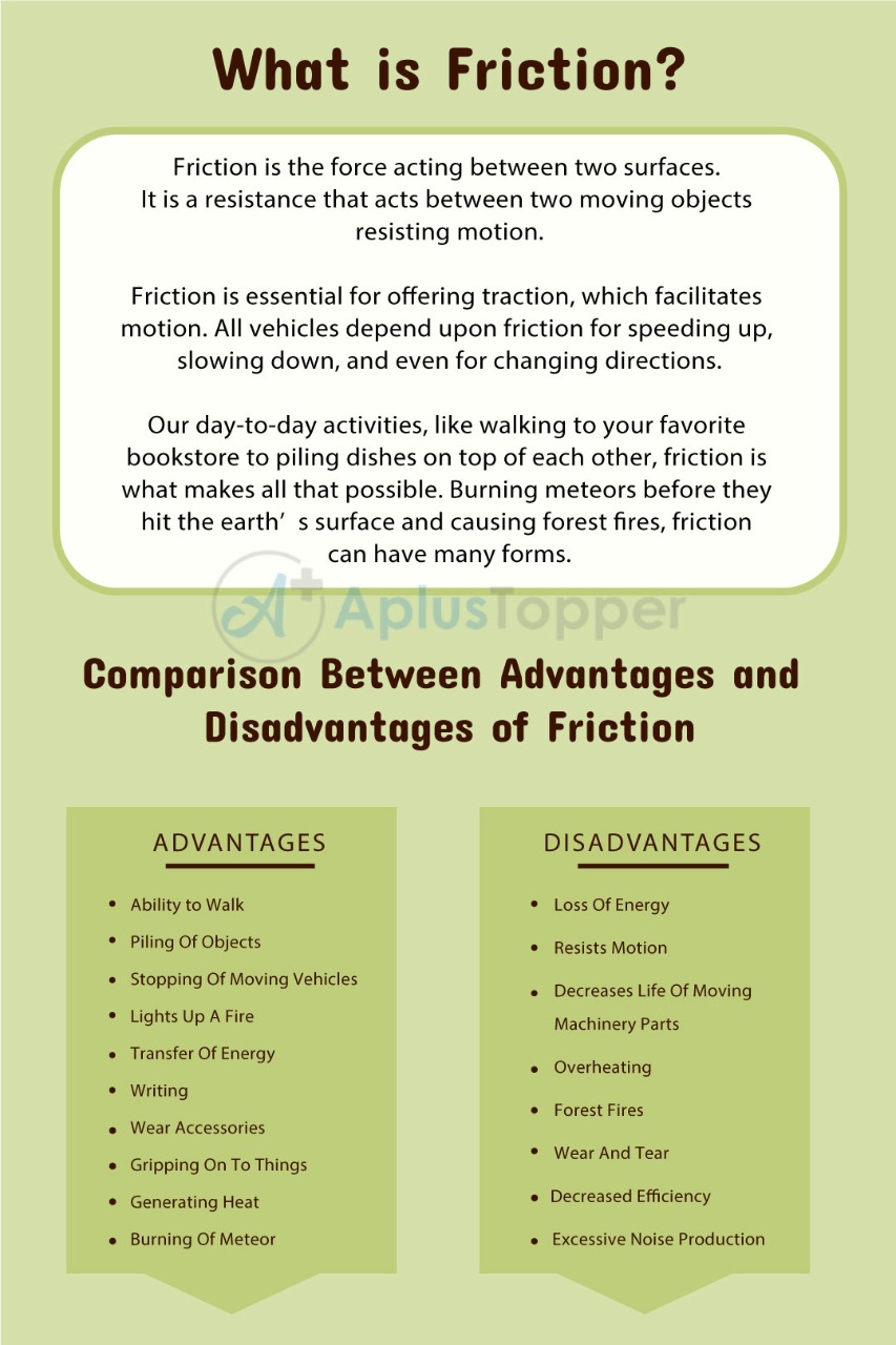 Advantages And Disadvantages Of Friction