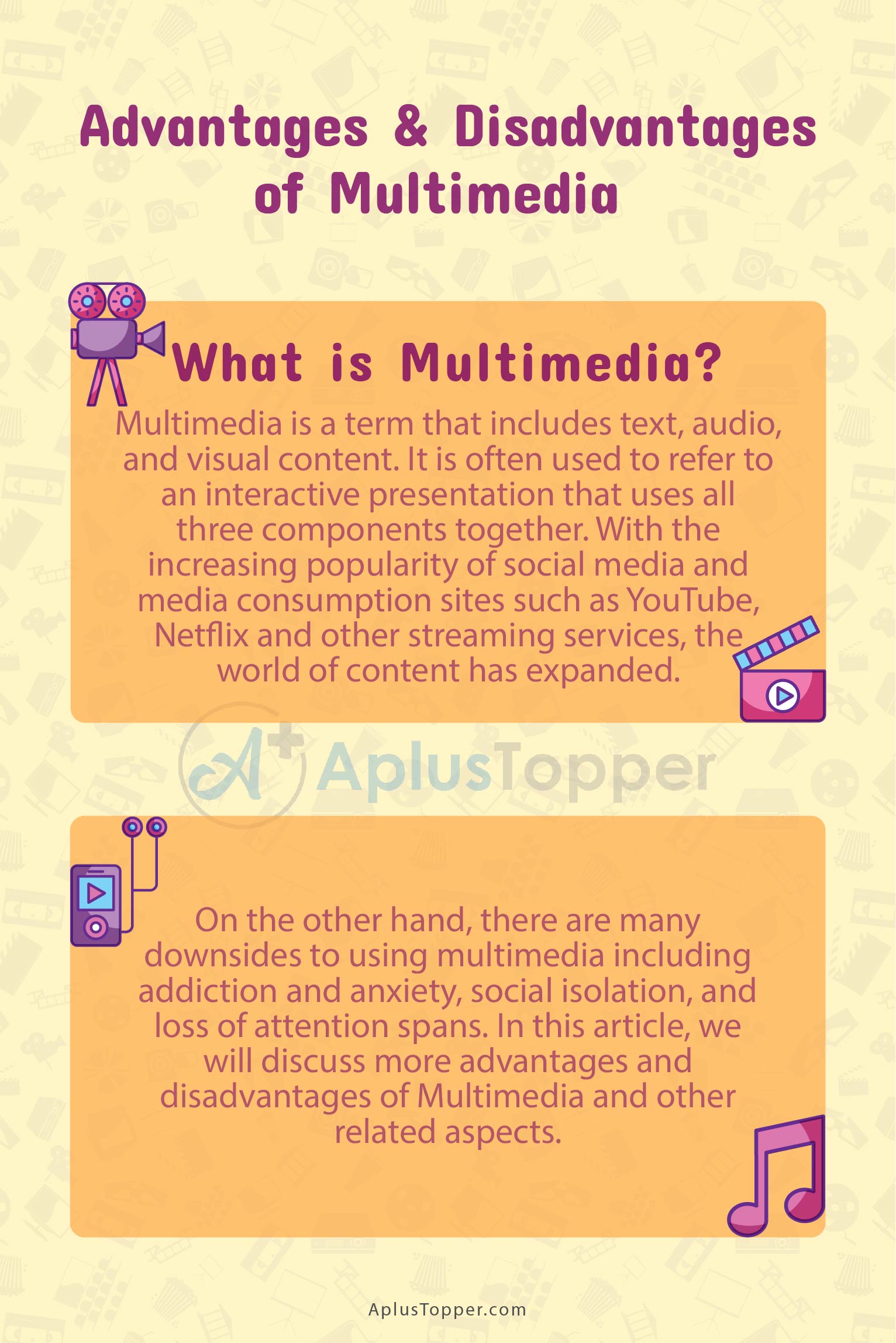 Advantages And Disadvantages Of Multimedia 1