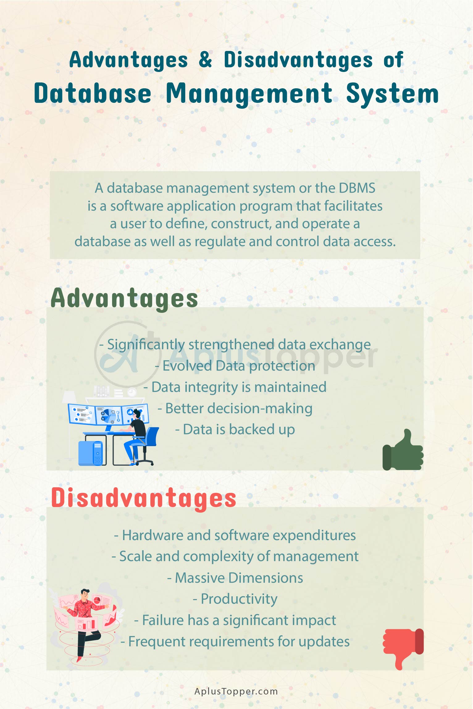 Advantages and Disadvantages of DBMS 2