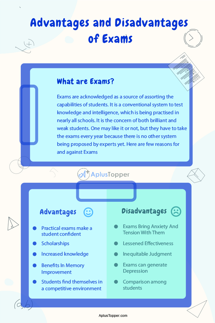 Advantages and Disadvantages of Exams 1