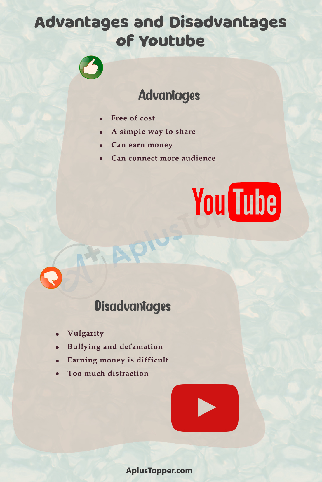 Advantages and Disadvantages of Youtube 1