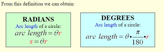 Arc Length and Radian Measure 3