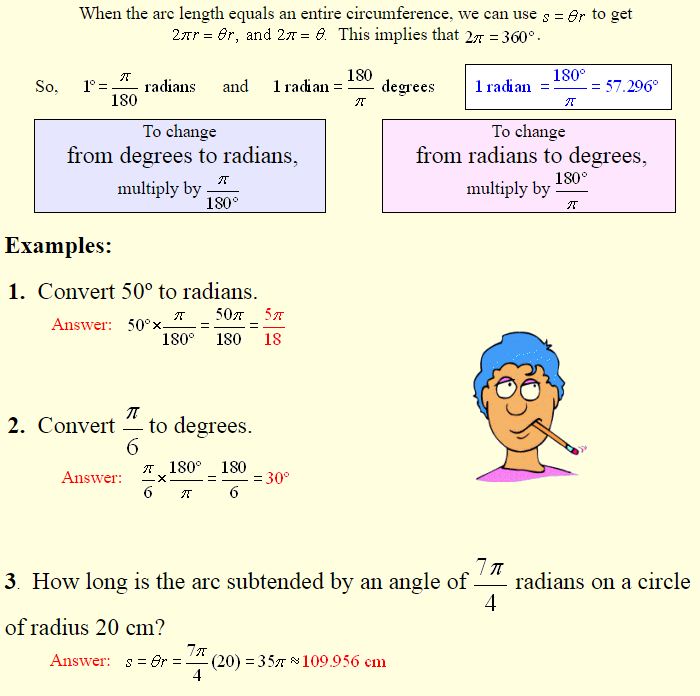 Arc Length and Radian Measure 5