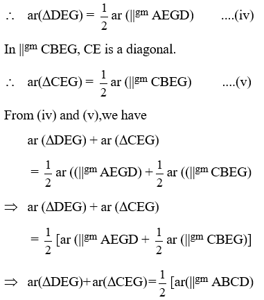 Areas Of Parallelograms And Triangles 31