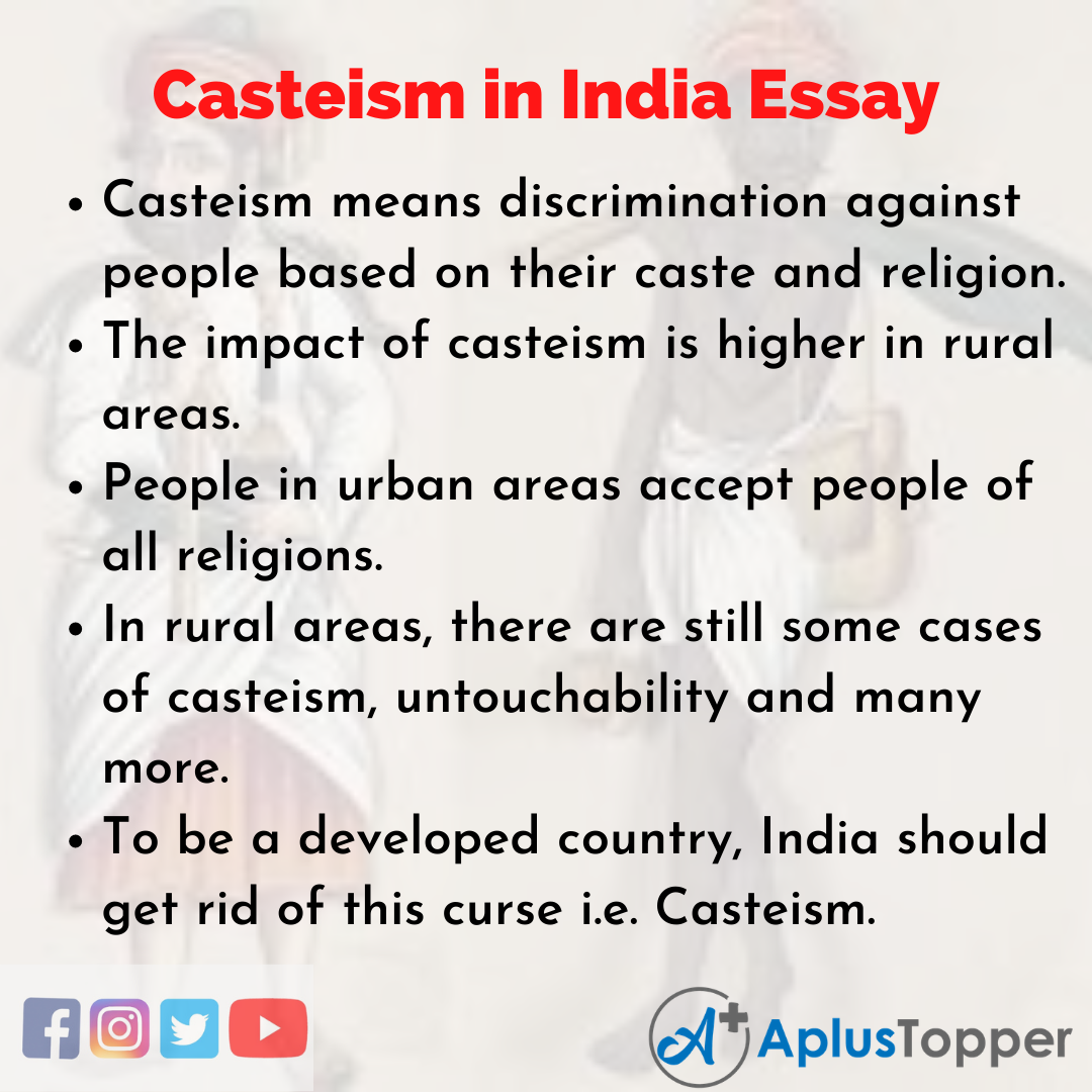 _Casteism in India Essay