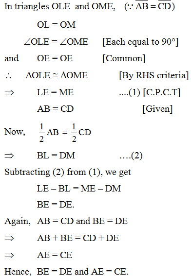 Common Chord of Two Intersecting Circles 13