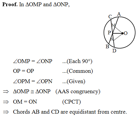 Common Chord of Two Intersecting Circles 15