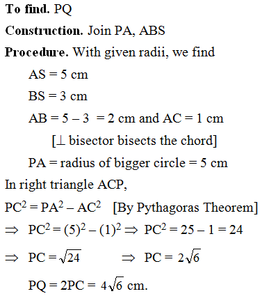 Common Chord of Two Intersecting Circles 19