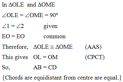 Common Chord of Two Intersecting Circles