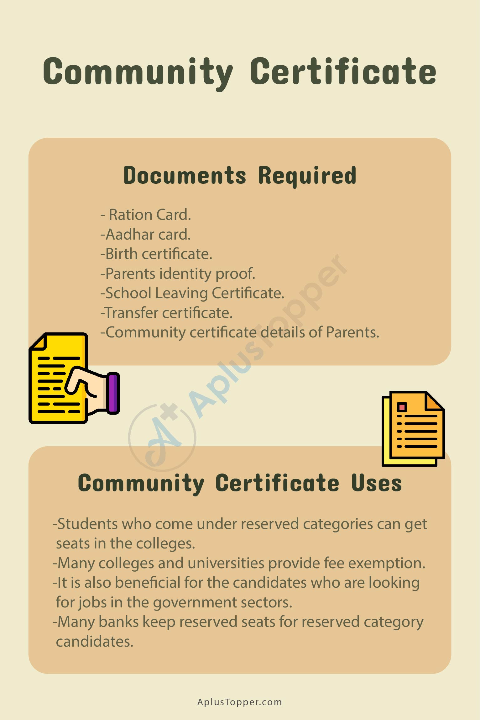 Community Certificate | Format, Uses, Eligibility Criteria, How To ...