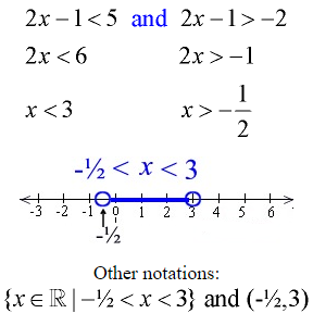 Compound Linear Inequalities 3