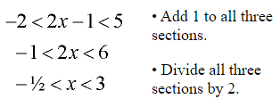 Compound Linear Inequalities 4