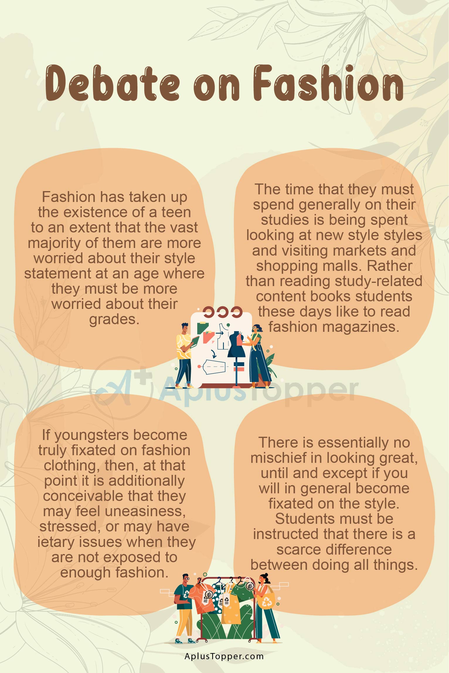 Debate on Fashion 1