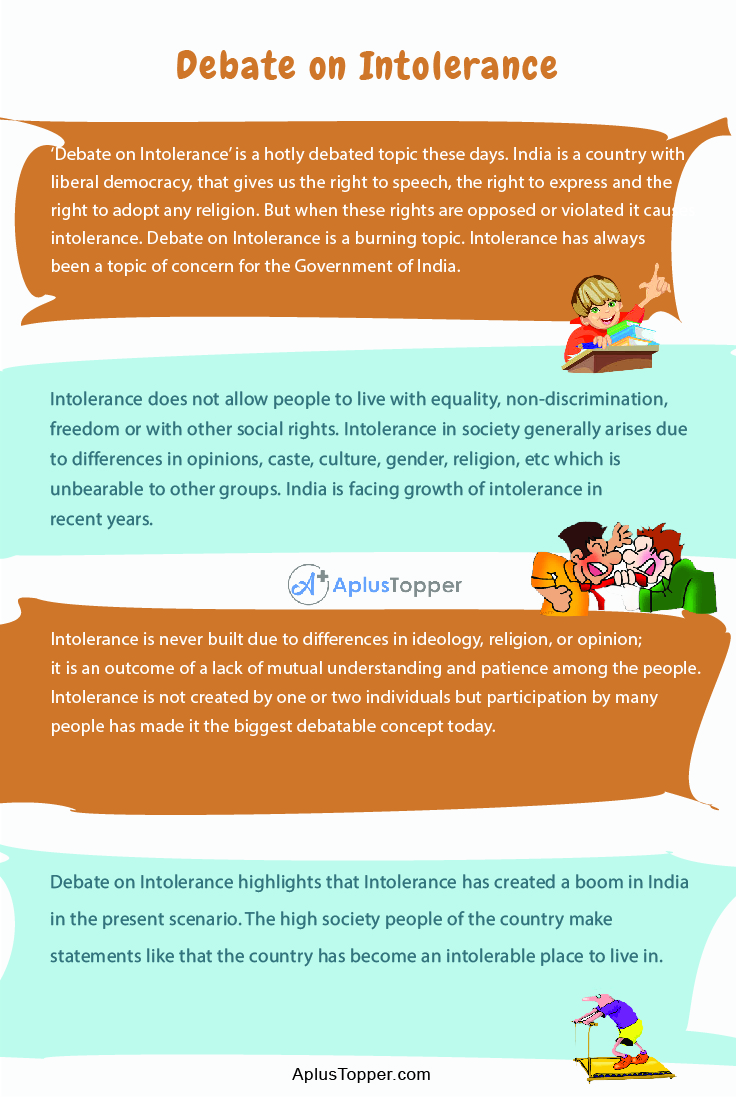 Debate on Intolerance 1