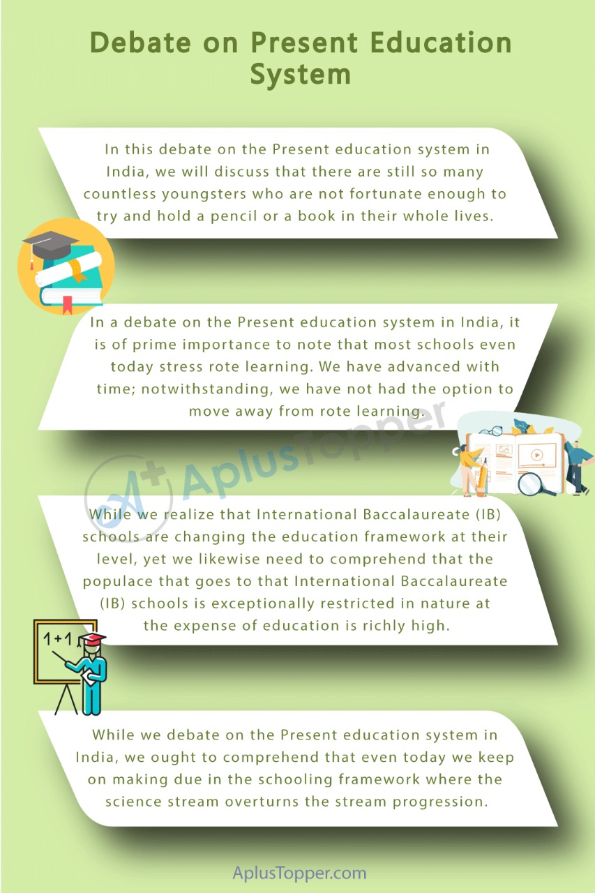 Debate on Present Education System 2