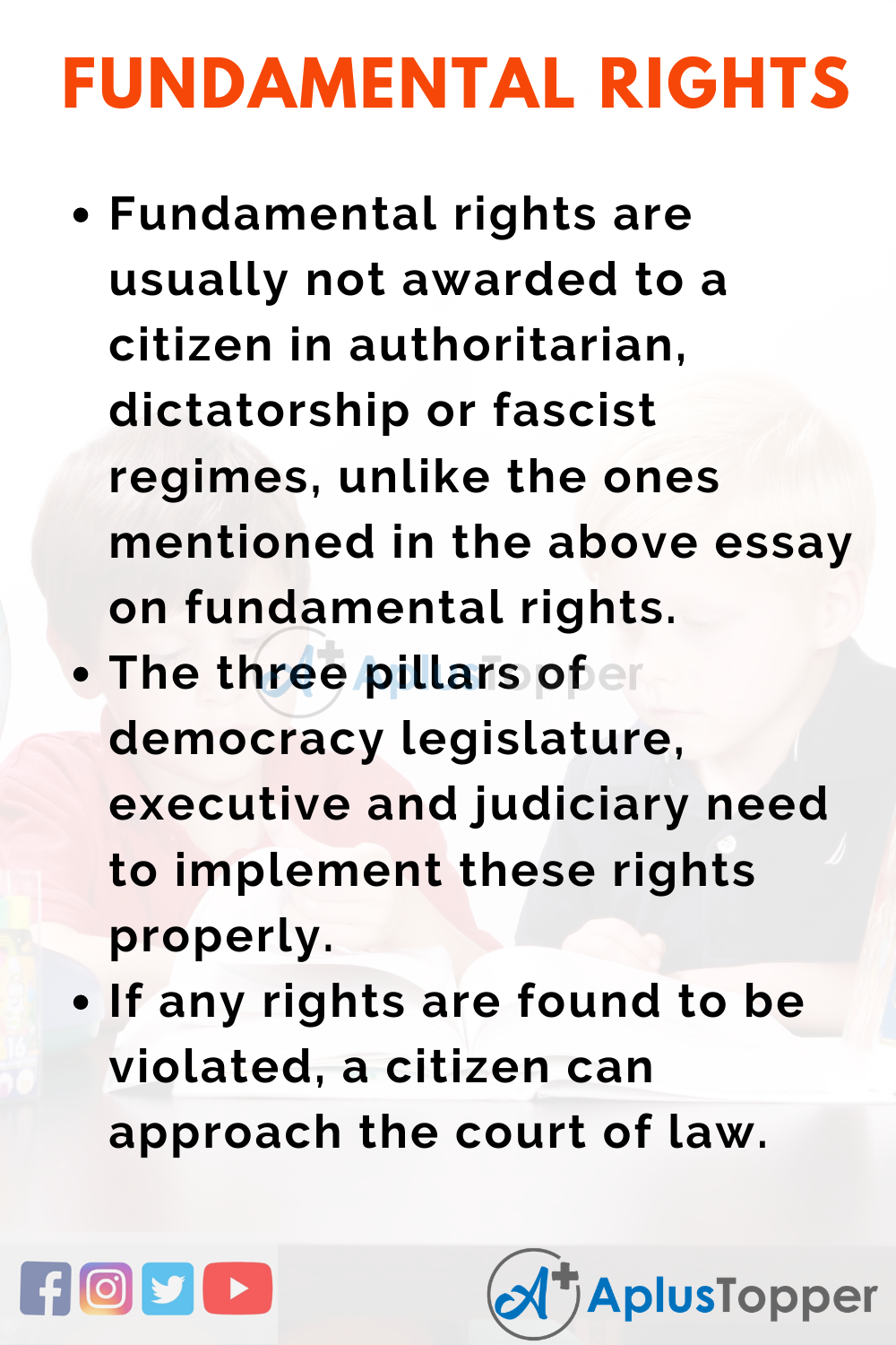 Essay About Fundamental Rights