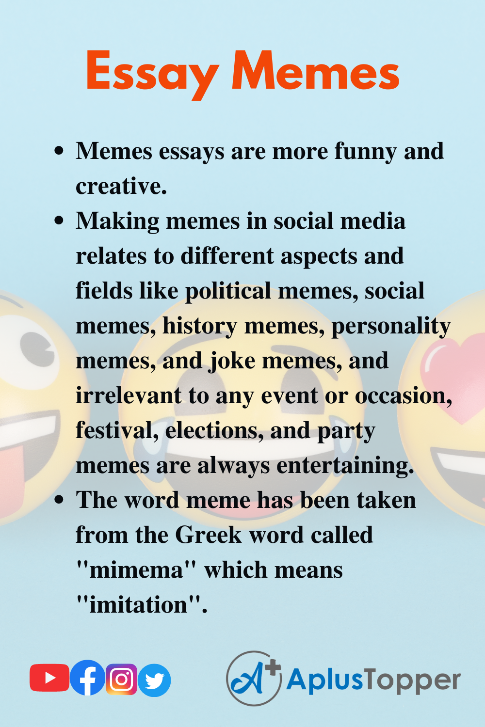 Essay Memes