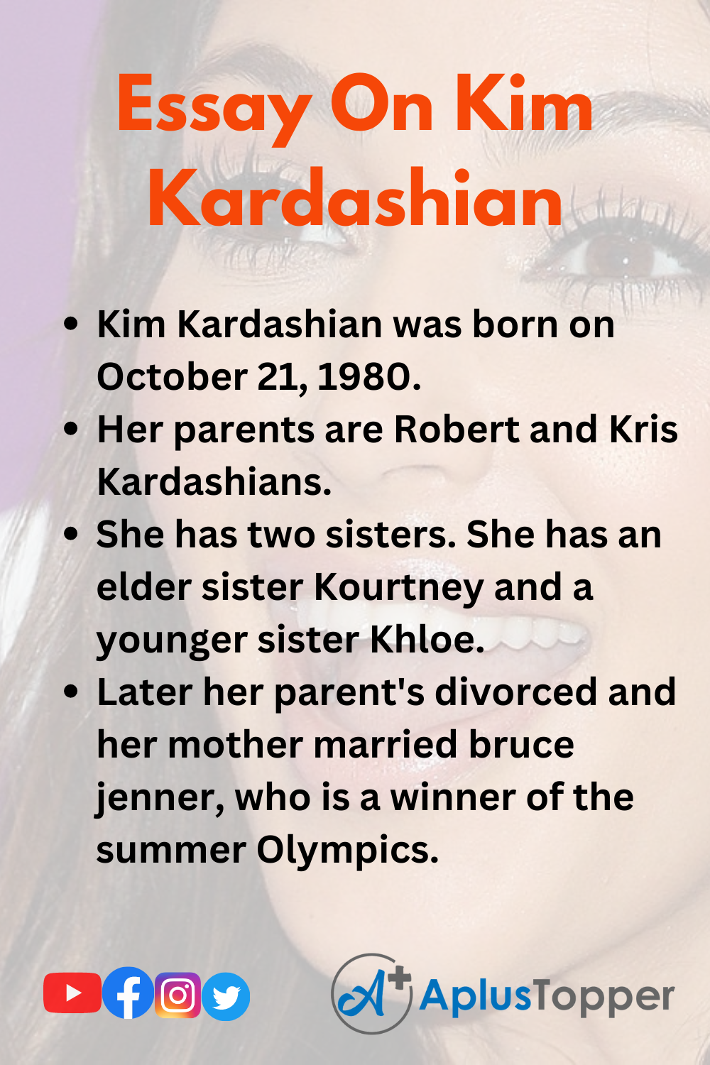 Essay On Kim Kardashian