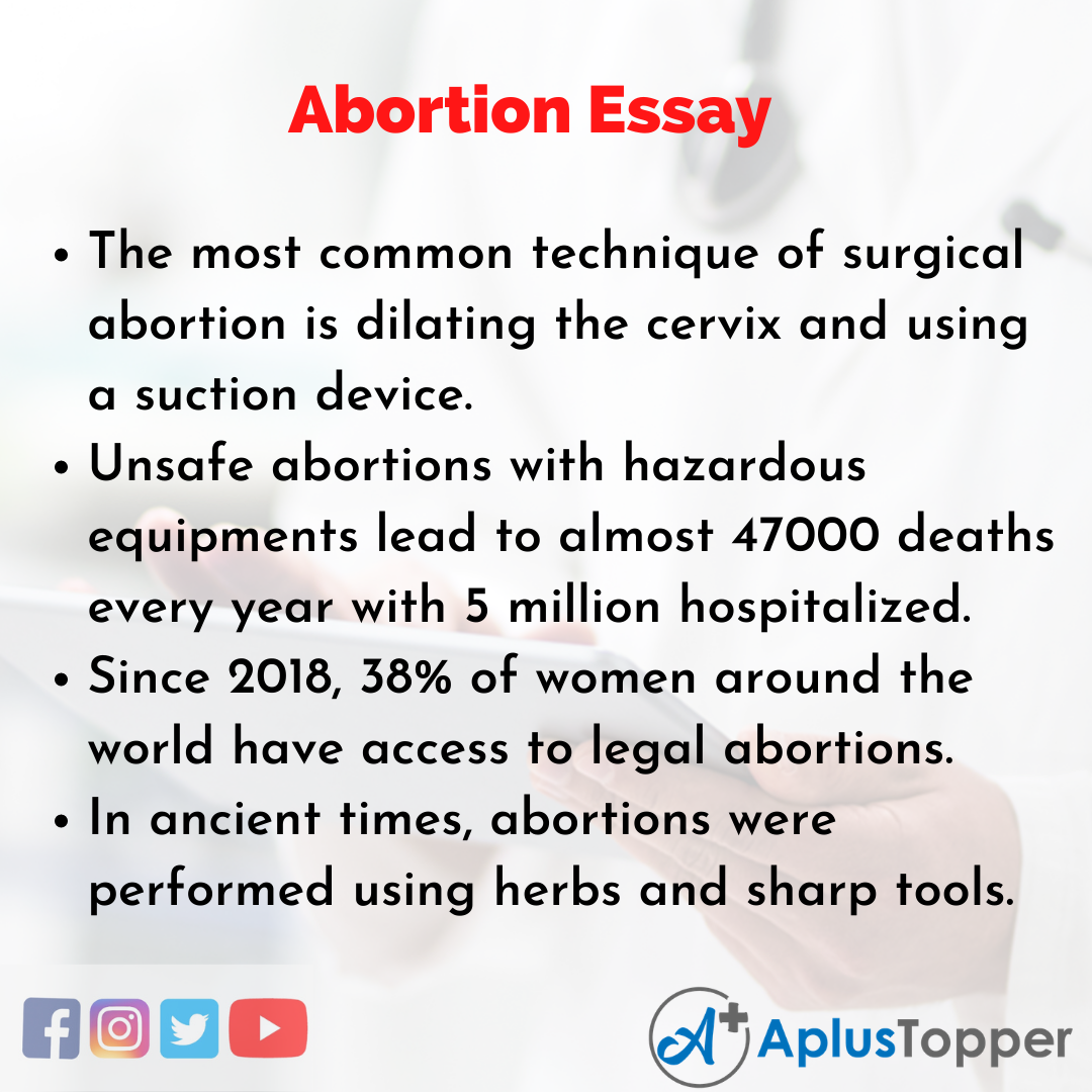 Essay about Abortion