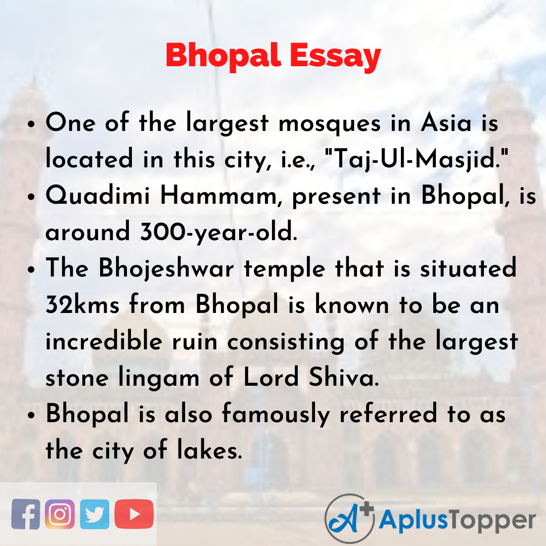 Essay about Bhopal