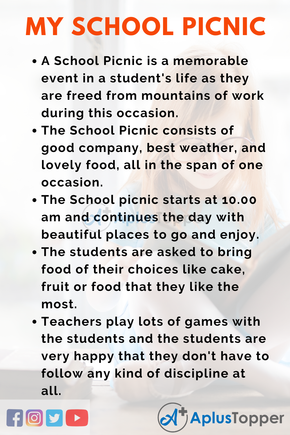 Essay about My School Picnic