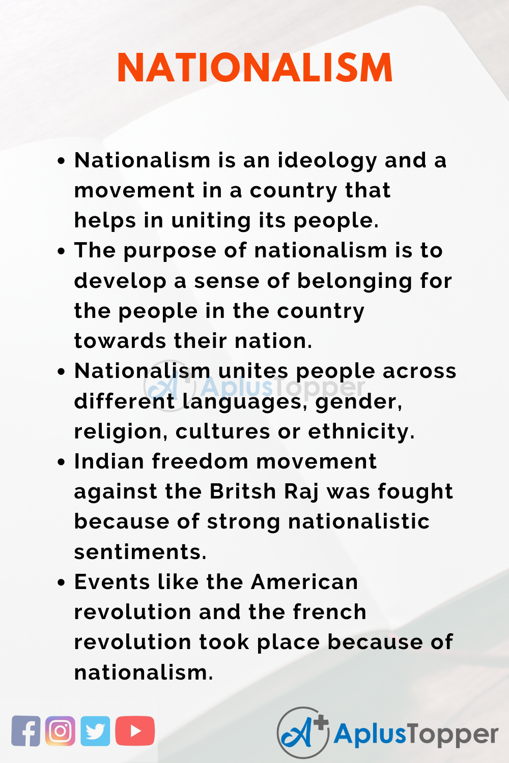 Essay about Nationalism