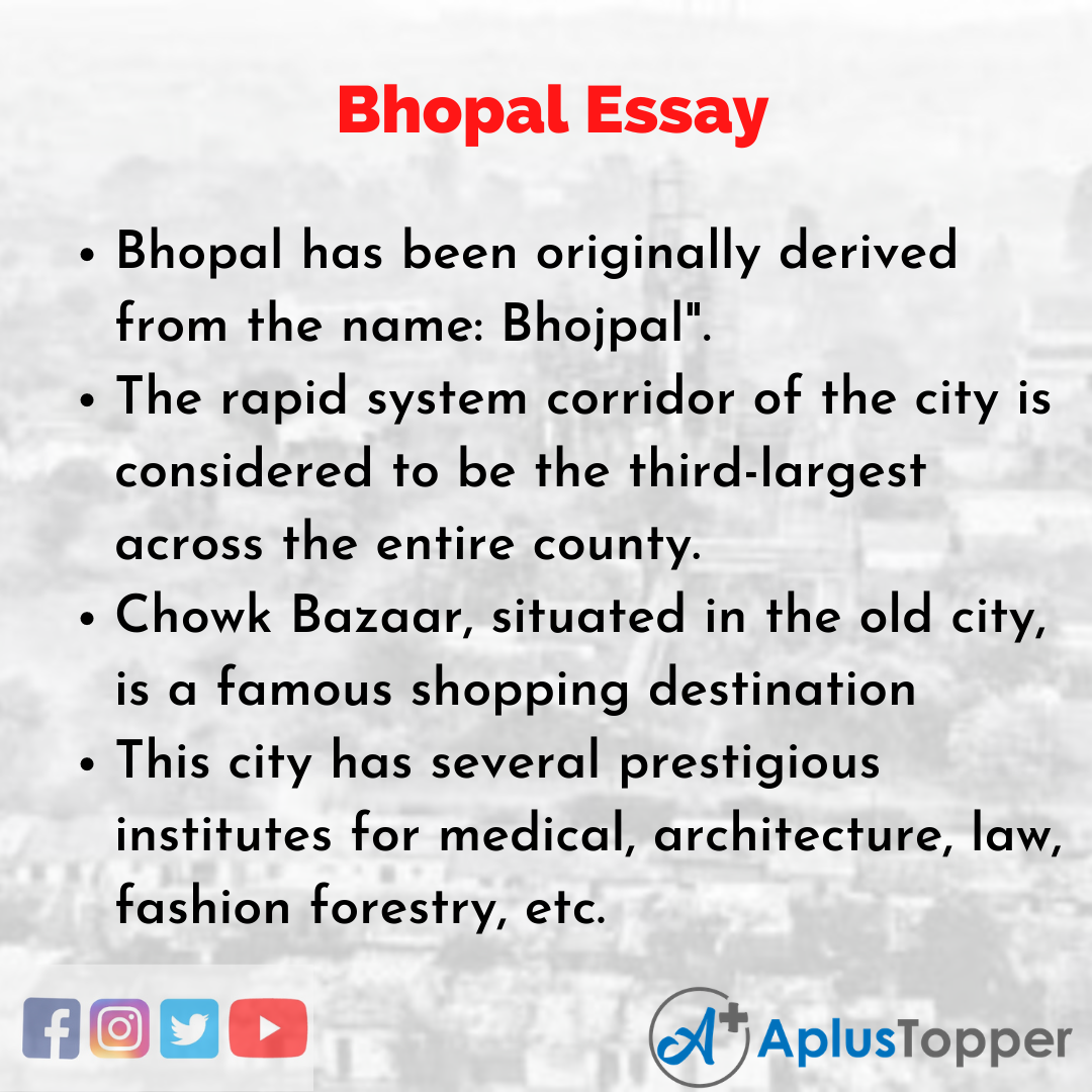 Essay on Bhopal